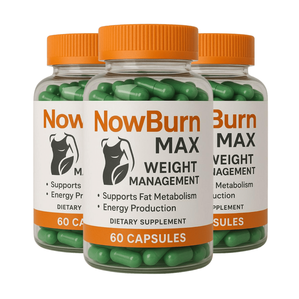 NowBurn Max - 3 Bottles (60 Capsules Each)